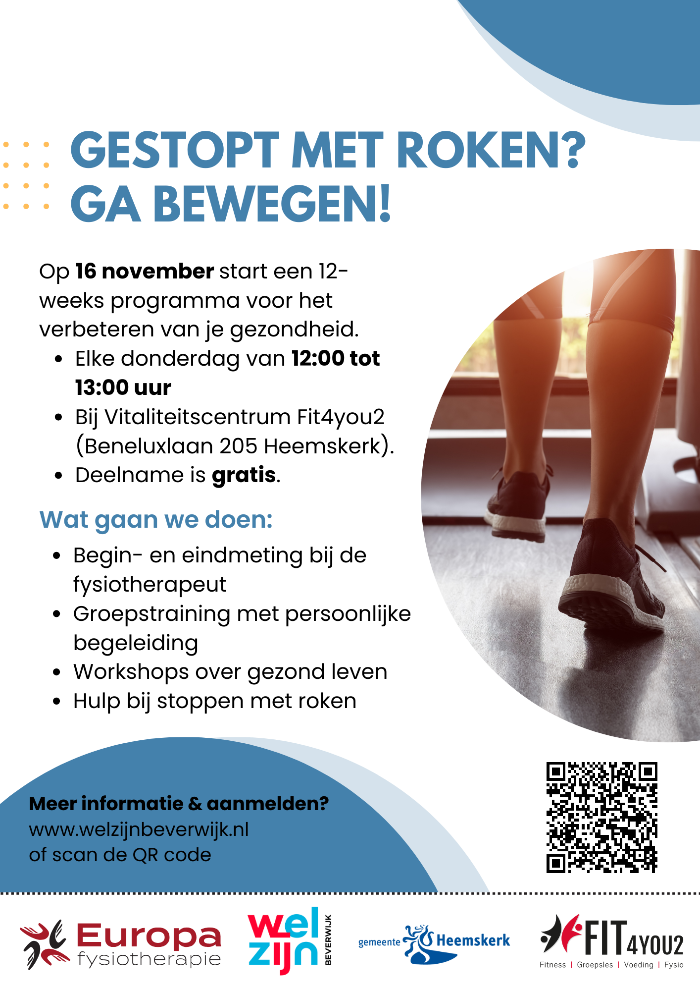 Flyer sportgroep Fit4you2europa