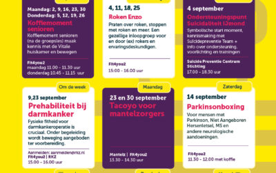 Maandagenda Vitale Huiskamer September